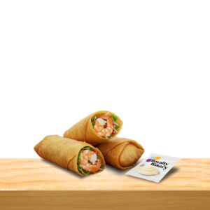 Spring Roll Shrimps with Mayonnaise